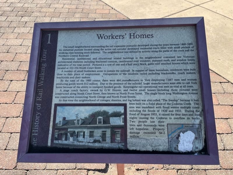 Workers' Homes Marker image. Click for full size.