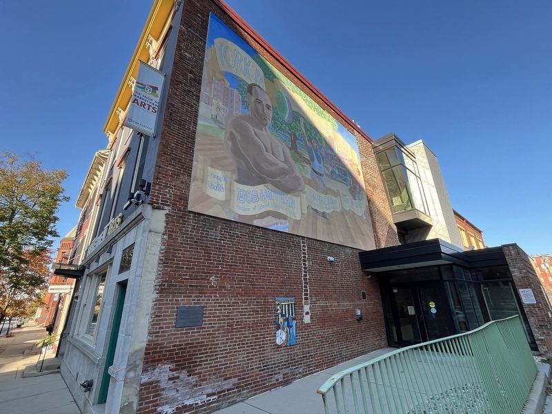 Muscletown U.S.A. Marker and Mural image. Click for full size.