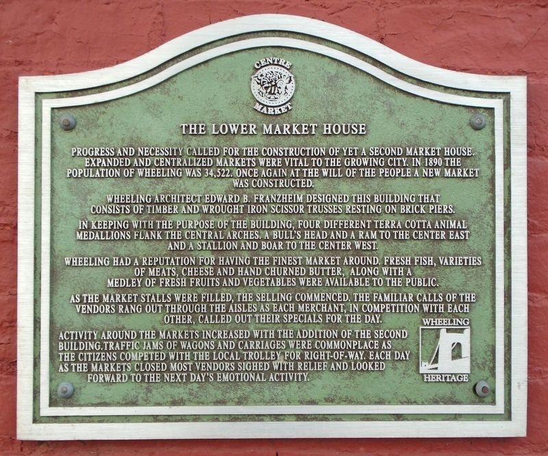 The Lower Market House Marker image. Click for full size.