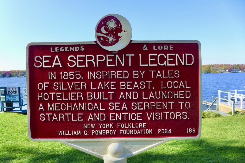 Sea Serpent Legend Marker. Click for full size. Sea Serpent Legend Marker image. Click for full size.