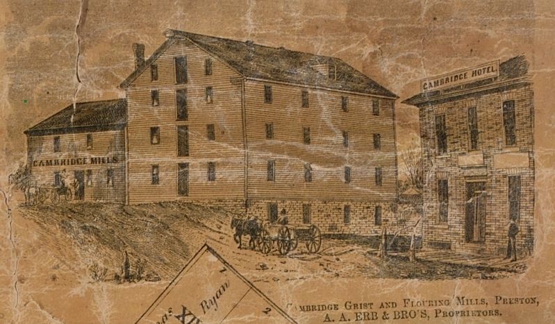 Cambridge Mills, 1861 image. Click for full size.