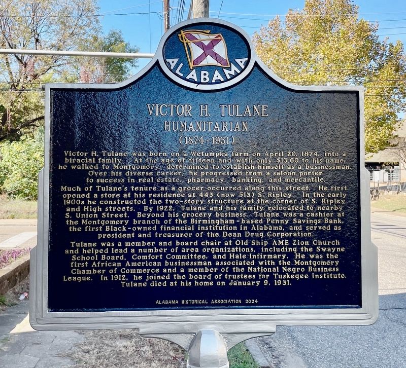 Victor H. Tulane Marker image. Click for full size.