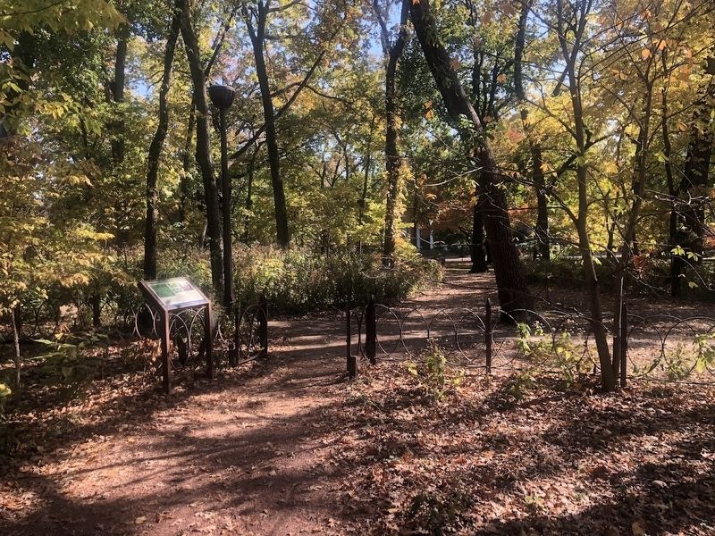 Austin Gardens Woodland Habitat Marker. Click for full size. Austin Gardens Woodland Habitat Marker image. Click for full size.
