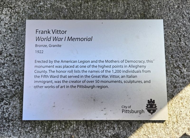 Frank Vittor Marker image. Click for full size.