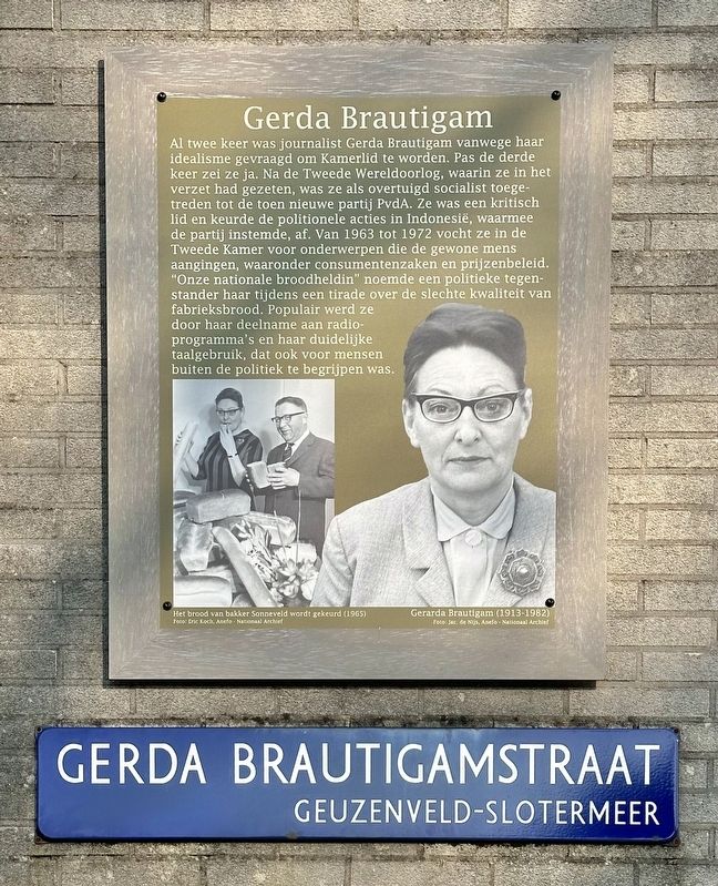 Gerda Brautigam Marker image. Click for full size.
