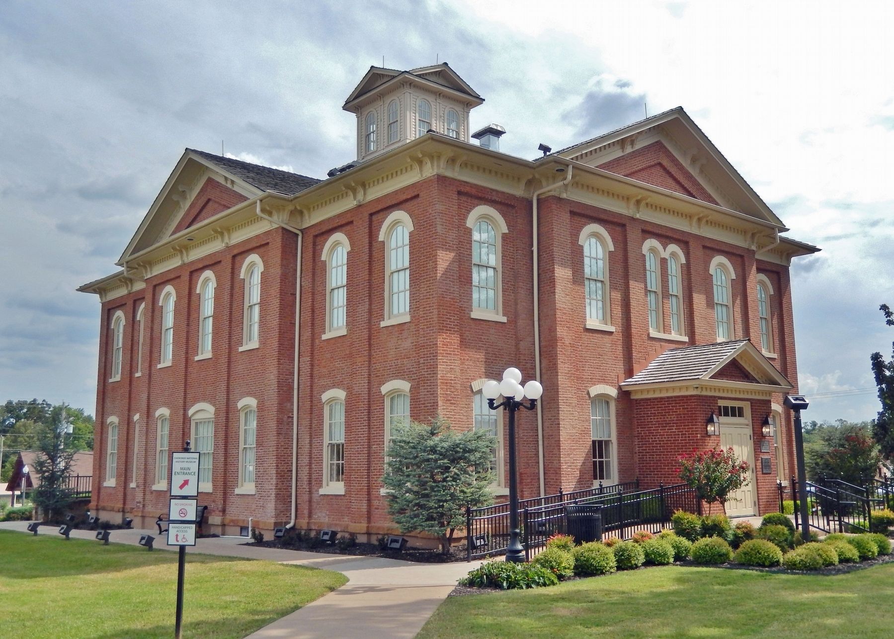 Cherokee National Capitol. Click for full size. Cherokee National Capitol image. Click for full size.