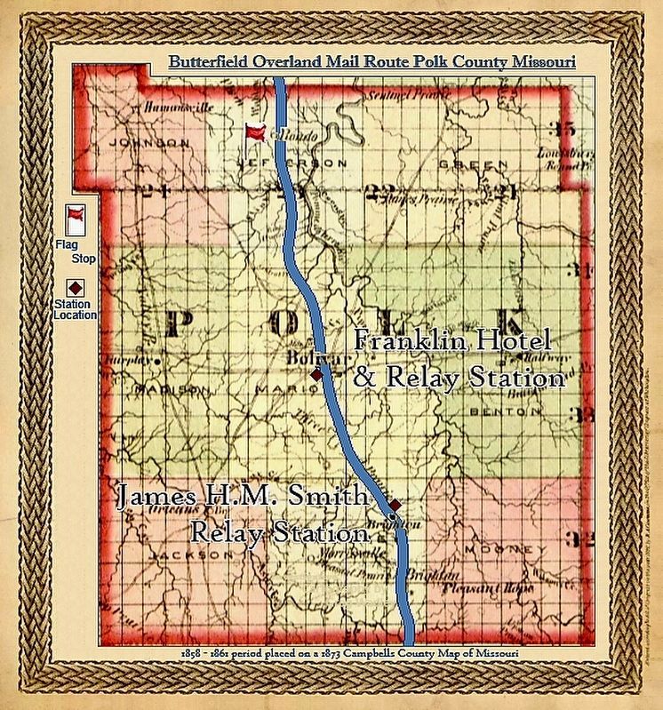 1874 Campbell's Map of the County. Click for full size. 1874 Campbell's Map of the County image. Click for full size.