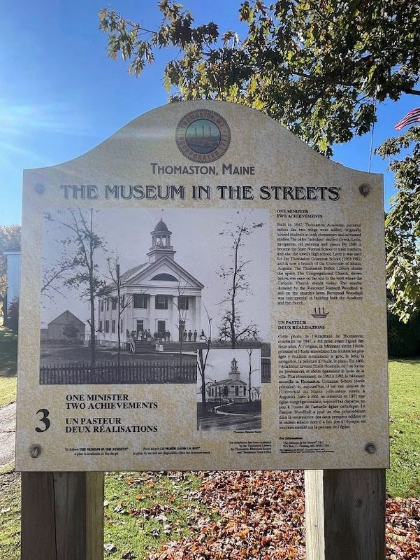 One Minister Two Achievements Marker. Click for full size. One Minister Two Achievements Marker image. Click for full size.