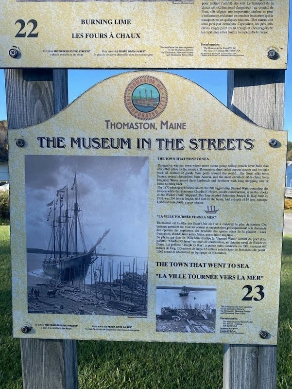 The Town that Went to Sea Marker. Click for full size. The Town that Went to Sea Marker image. Click for full size.
