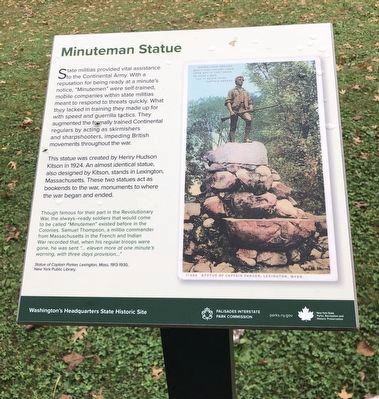 Minuteman Statue Marker image. Click for full size.