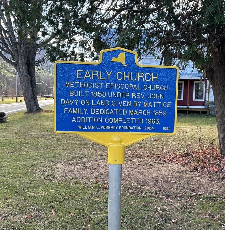 Early Church Marker image. Click for full size.