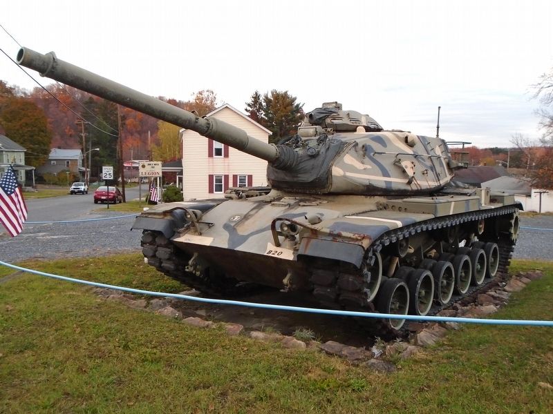M-60 Main Battle Tank on American Legion Grounds image. Click for full size.