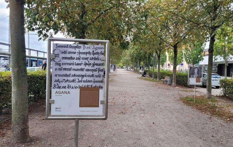The view of the Agana Marker in the park image. Click for full size.