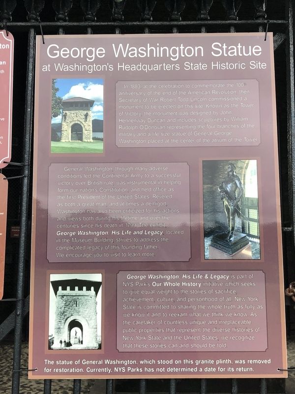 George Washington Statue Marker image. Click for full size.