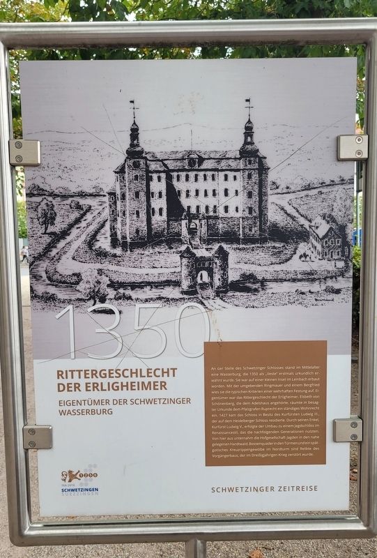 Rittergeschlecht der Erligheimer / Knightly Family of Erligheim Marker image. Click for full size.