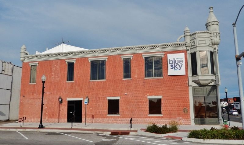 First Permanent Brick Building (<i>west elevation</i>). Click for full size. First Permanent Brick Building (<i>west elevation</i>) image. Click for full size.