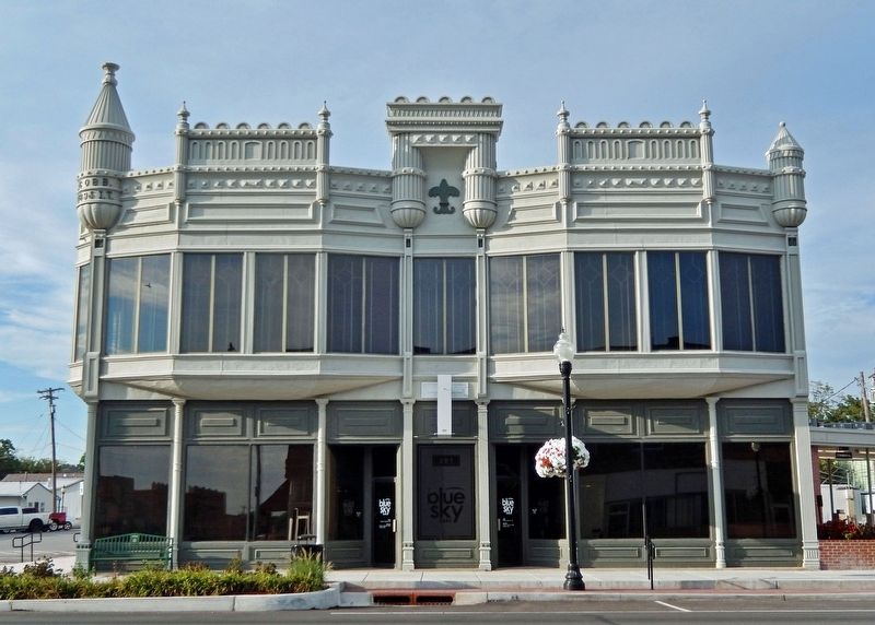 First Permanent Brick Building (<i>south elevation</i>). Click for full size. First Permanent Brick Building (<i>south elevation</i>) image. Click for full size.