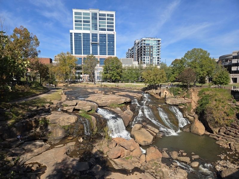 Reedy River Falls taken from the Liberty Bridge. Click for full size. Reedy River Falls taken from the Liberty Bridge image. Click for full size.