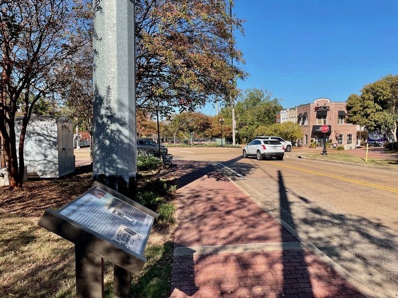 The view north from marker towards West Jackson St intersection.. Click for full size. The view north from marker towards West Jackson St intersection. image. Click for full size.
