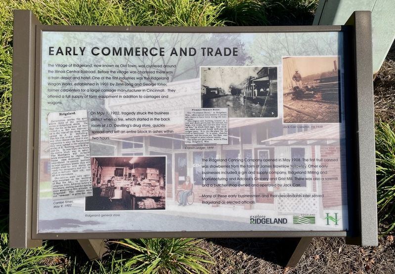 Early Commerce and Trade Marker image. Click for full size.