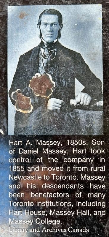 Massey-Harris Company marker photo detail image. Click for full size.