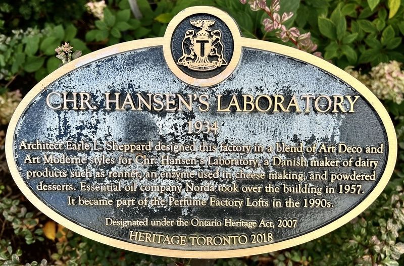 Chr. Hansen’s Laboratory Marker. Click for full size. Chr. Hansen’s Laboratory Marker image. Click for full size.