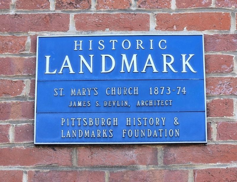 St. Mary's Church 1873-74 Marker image. Click for full size.