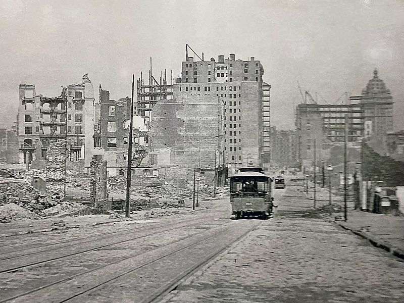Cable Car, After Earthquake/Fire. Click for full size. Cable Car, After Earthquake/Fire image. Click for full size.