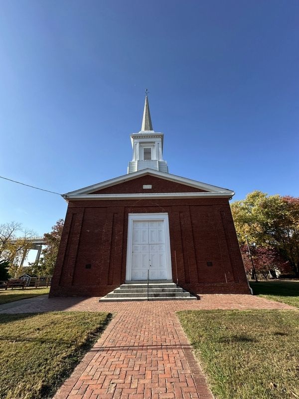 St. Georges Presbyterian Church Building Marker - church itself image. Click for full size.