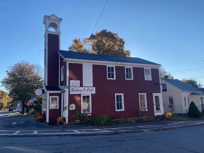 A Unique Pumper and Old Fire Houses Marker. Click for full size. A Unique Pumper and Old Fire Houses Marker image. Click for full size.