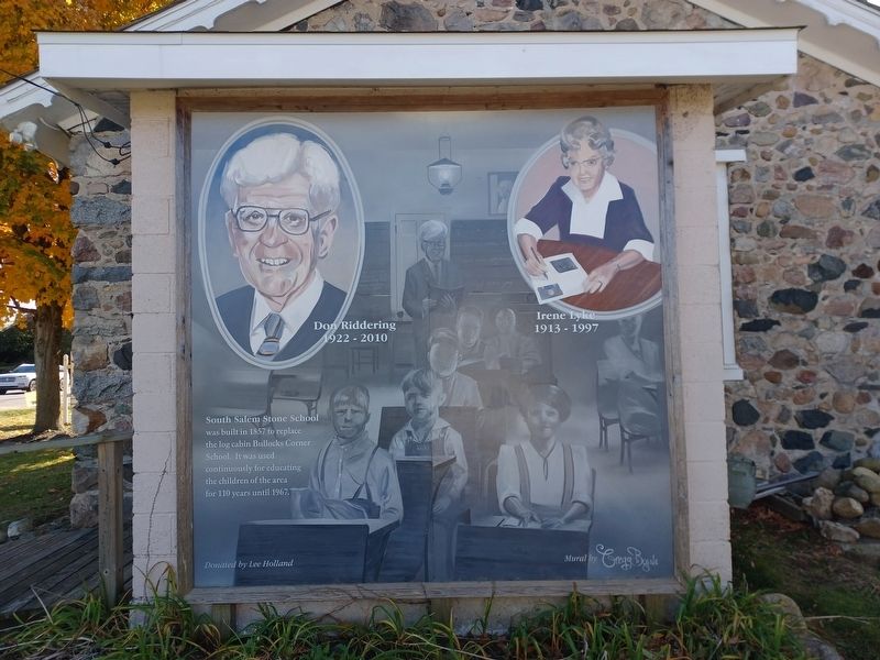 South Salem Stone School Mural image. Click for full size.