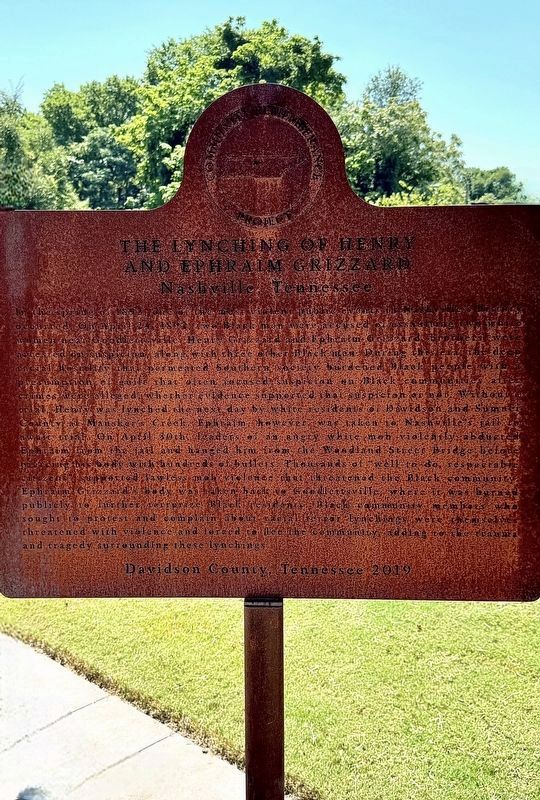 The Lynchings of Henry and Ephraim Grizzard Marker image. Click for full size.