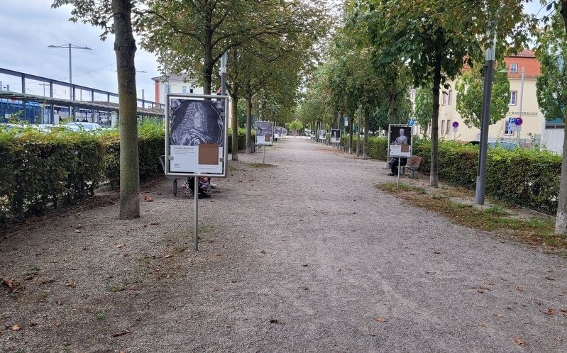 The view of the Johann Wilhelm Marker is the left marker of the two markers image. Click for full size.