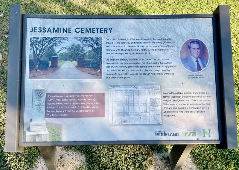 Jessamine Cemetery Marker. Click for full size. Jessamine Cemetery Marker image. Click for full size.