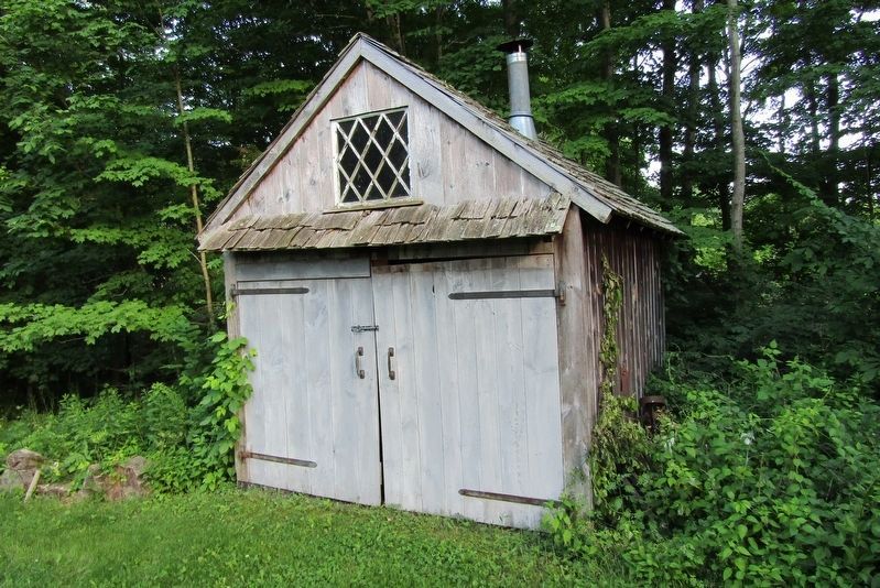 Reconstructed Bunkhouse and Wagon Shed. Click for full size. Reconstructed Bunkhouse and Wagon Shed image. Click for full size.