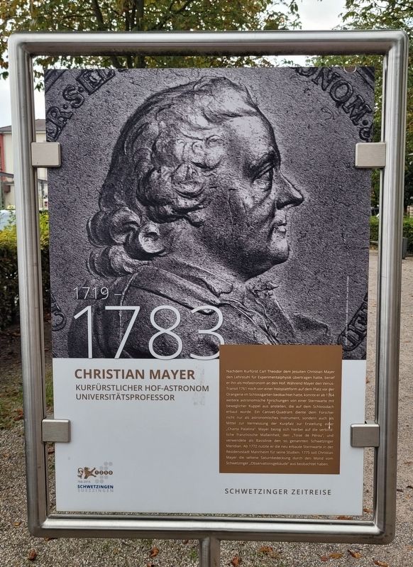 Christian Mayer Marker. Click for full size. Christian Mayer Marker image. Click for full size.