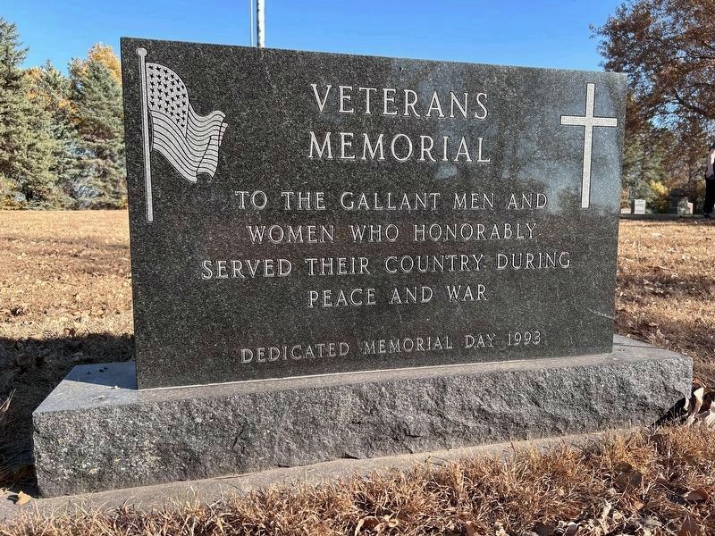 Veterans Memorial. Click for full size. Veterans Memorial image. Click for full size.