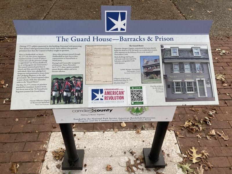 The Guard House- Barracks & Prison Marker image. Click for full size.