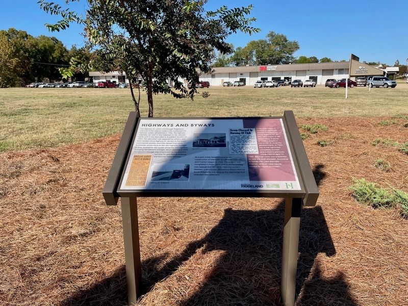 Highways And Byways Marker. Click for full size. Highways And Byways Marker image. Click for full size.