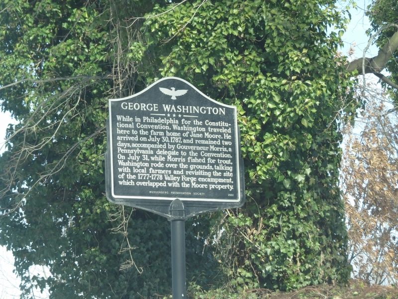 George Washington Marker image. Click for full size.