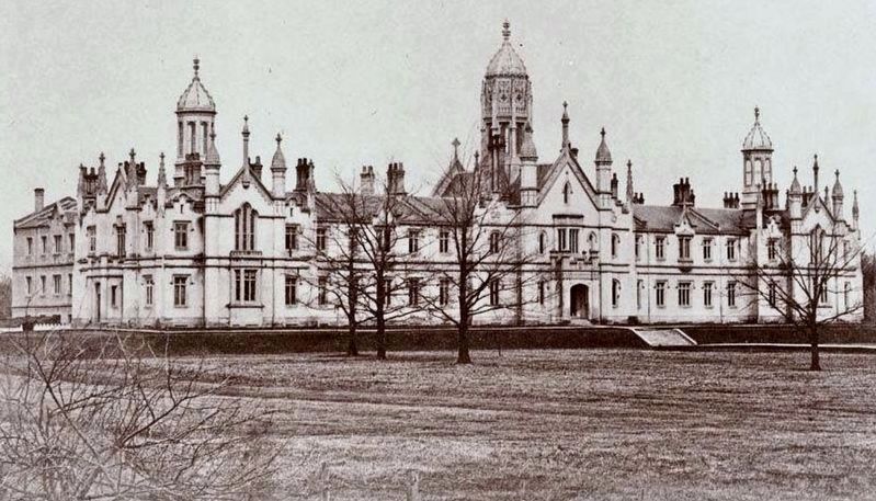 Trinity College Gates, no date ca 1900 image. Click for full size.