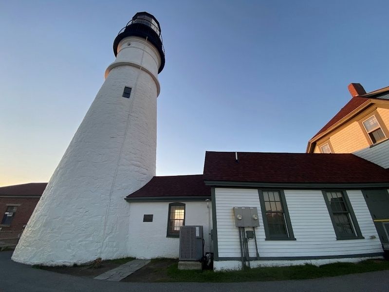 National Historic Civil Engineering Landmark - Portland Head Light marker. Click for full size. National Historic Civil Engineering Landmark - Portland Head Light marker image. Click for full size.