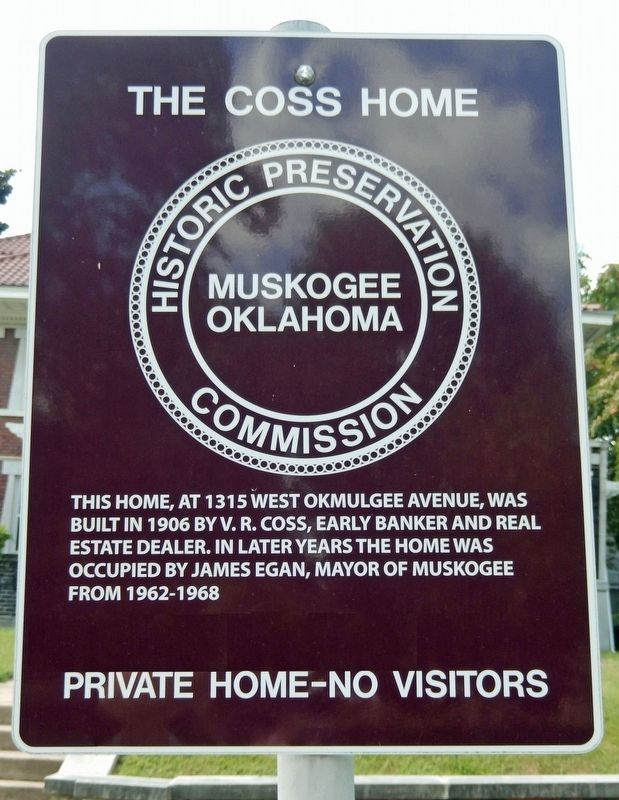 The Coss Home Marker image. Click for full size.