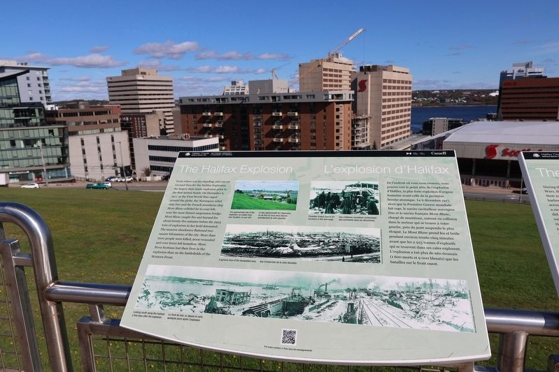 The Halifax Explosion/L'explosion d'Halifax Marker image. Click for full size.