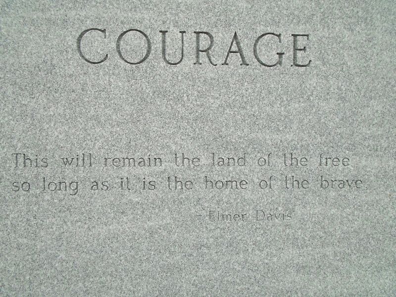 Veterans Memorial "Courage". Click for full size. Veterans Memorial "Courage" image. Click for full size.