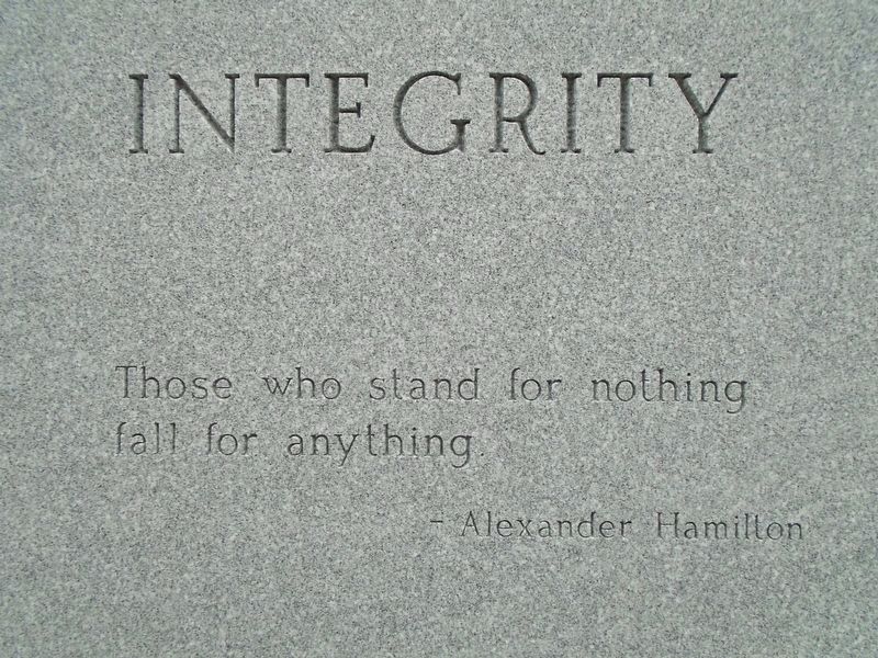 Veterans Memorial "Integrity". Click for full size. Veterans Memorial "Integrity" image. Click for full size.