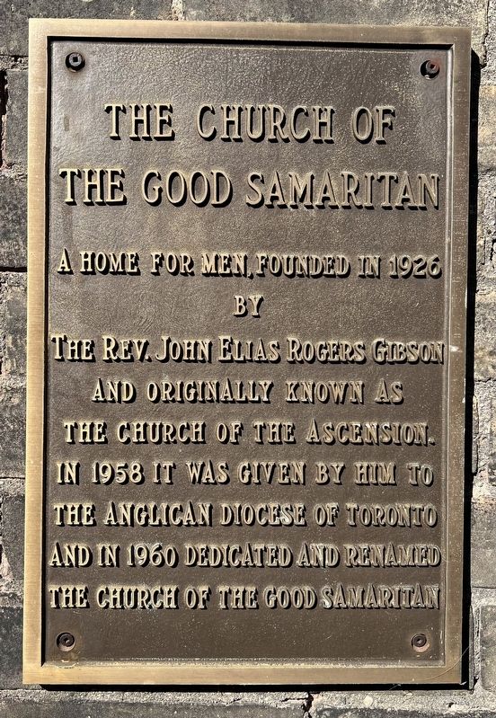 The Church of the Good Samaritan Marker image. Click for full size.