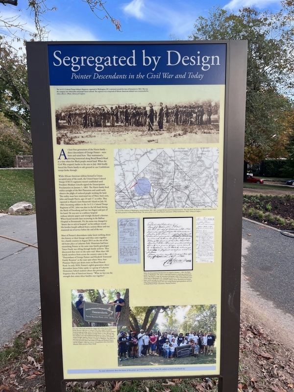 Segregated by Design Marker [front] image. Click for full size.