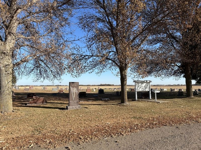 Lac Qui Parle Cemetery Veterans Memorial image. Click for full size.