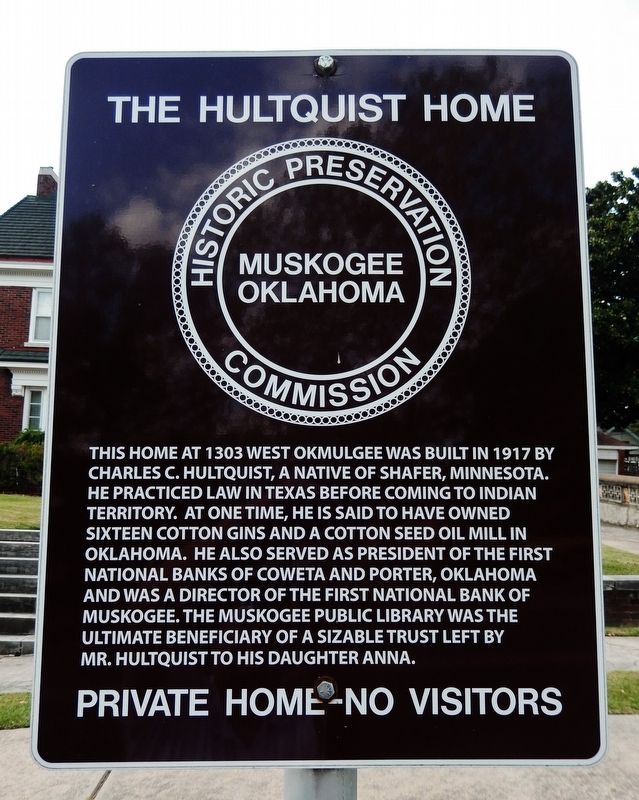 The Hultquist Home Marker. Click for full size. The Hultquist Home Marker image. Click for full size.